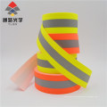 Fire Retardant Cotton Aramid Fabric Retro Reflective Tape for Firefighter